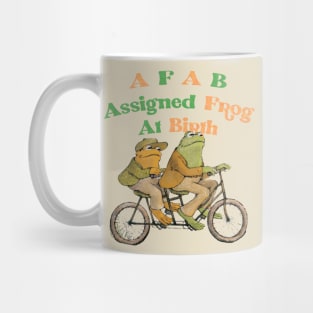 afab assigned frog at birth (trans pride) Mug